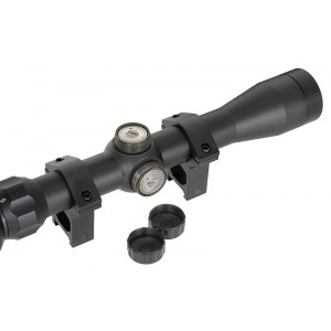 Прицел оптический (реплика) ACM Scope 3-9x32E with high mounting rings